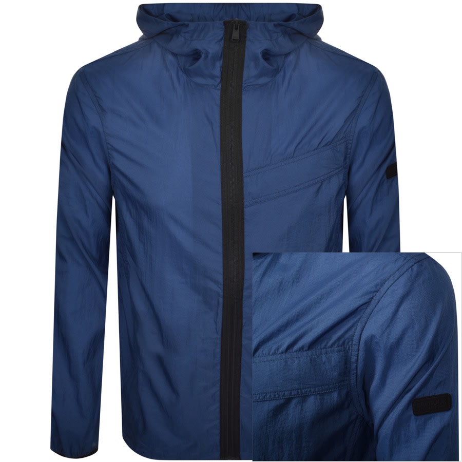 Alternative Image for ProductBarbour International Knockhill Hoodie Blue1
